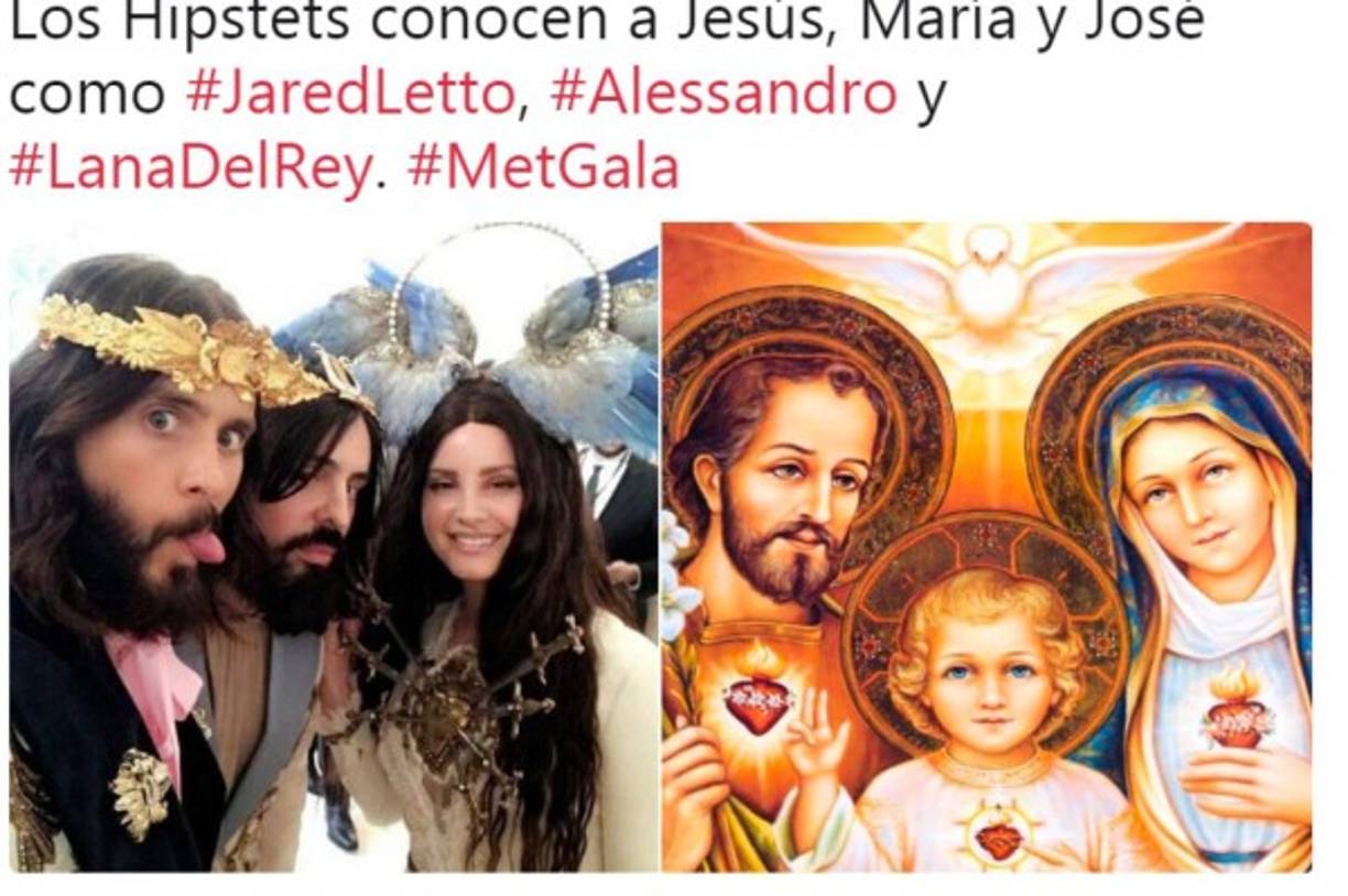 Jared Letto, Alessandro Michele y la cantante Lana del Rey protagonizaron este meme.
