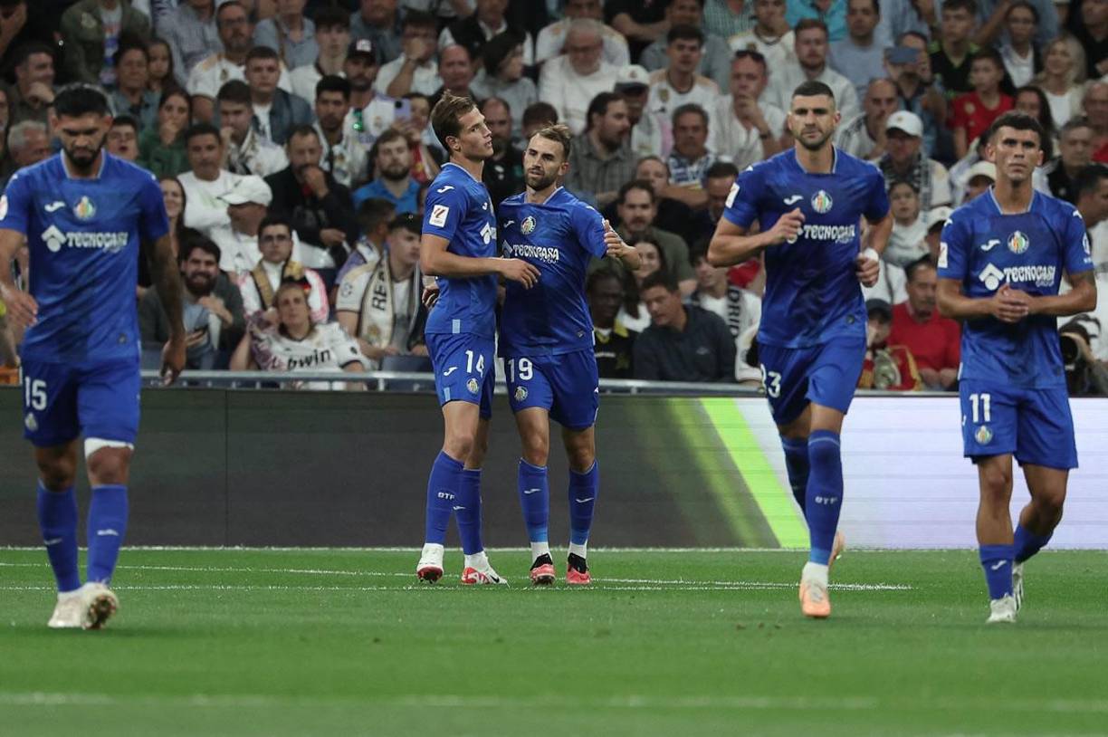 Borja Mayoral puso a ganar al Getafe en los primeros minutos tras un error de Fran García.