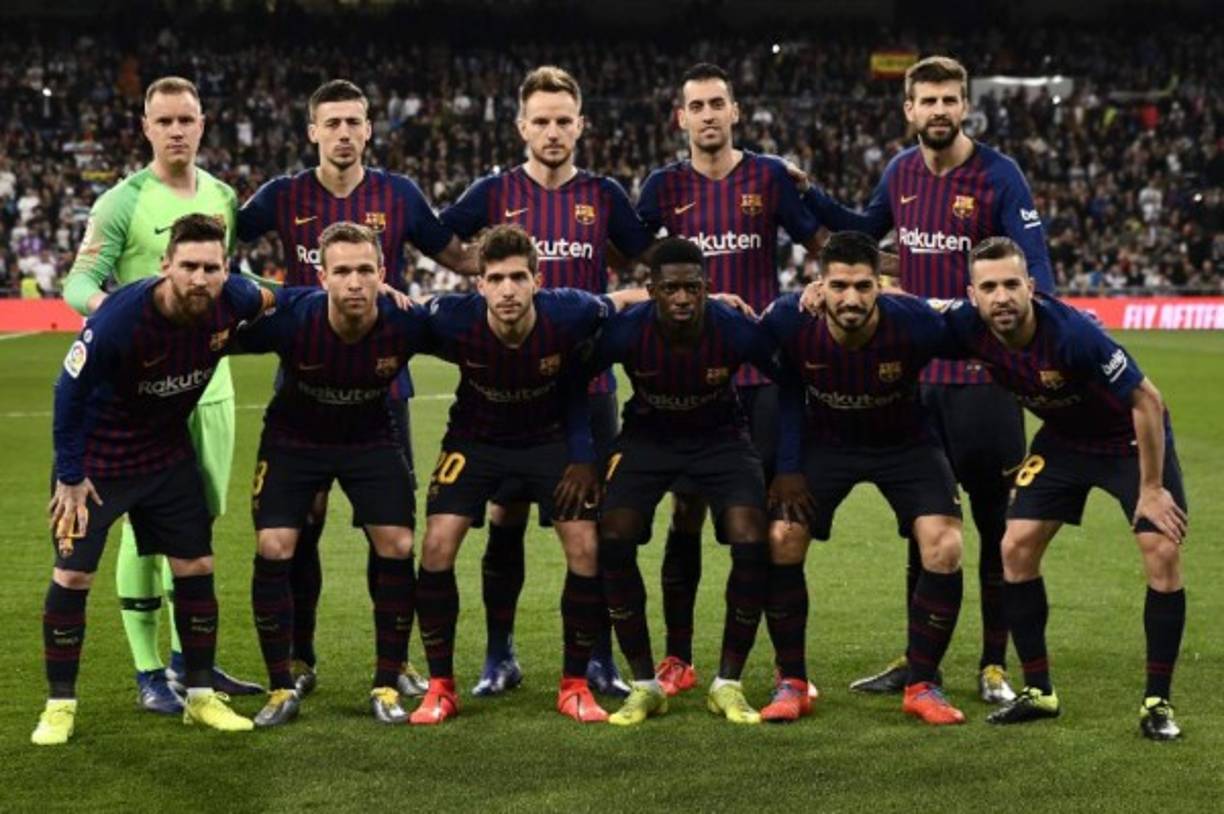 Y este fue el 11 titular del Barcelona ante Real Madrid. Arthur fue la gran novedad.