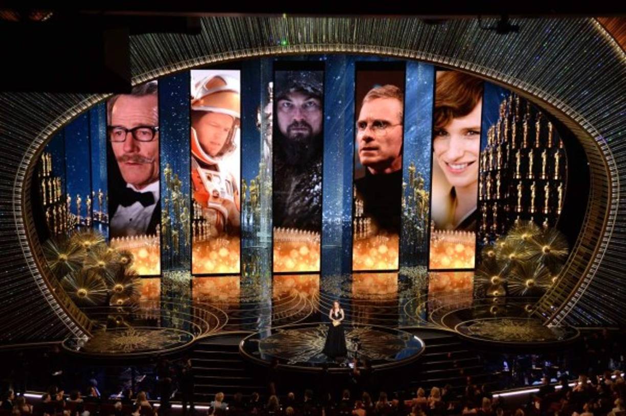 El escenario de los premios Oscar 2016.