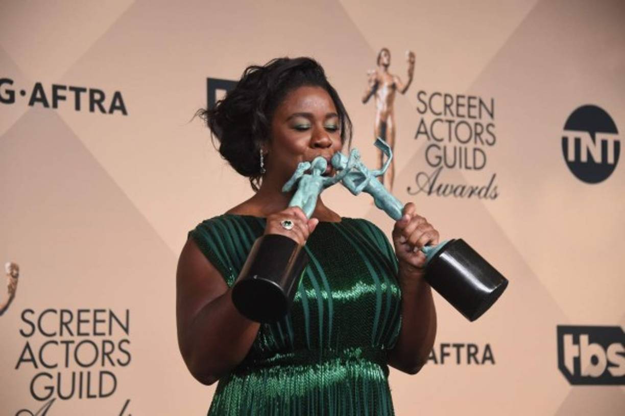 Uzo Aduba ganó por la serie Orange Is the New Black.<br/>
