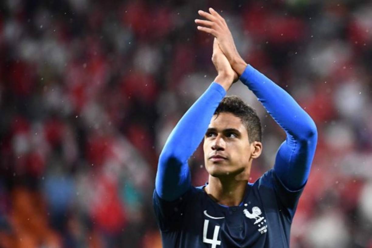 El otro zaguero central será el rápido Raphael Varane(Real Madrid). AFP