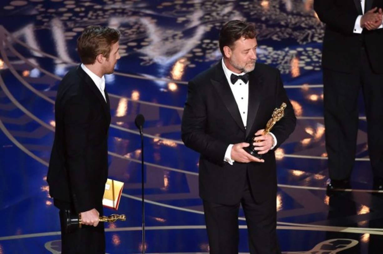Ryan Gosling y Russell Crowe.