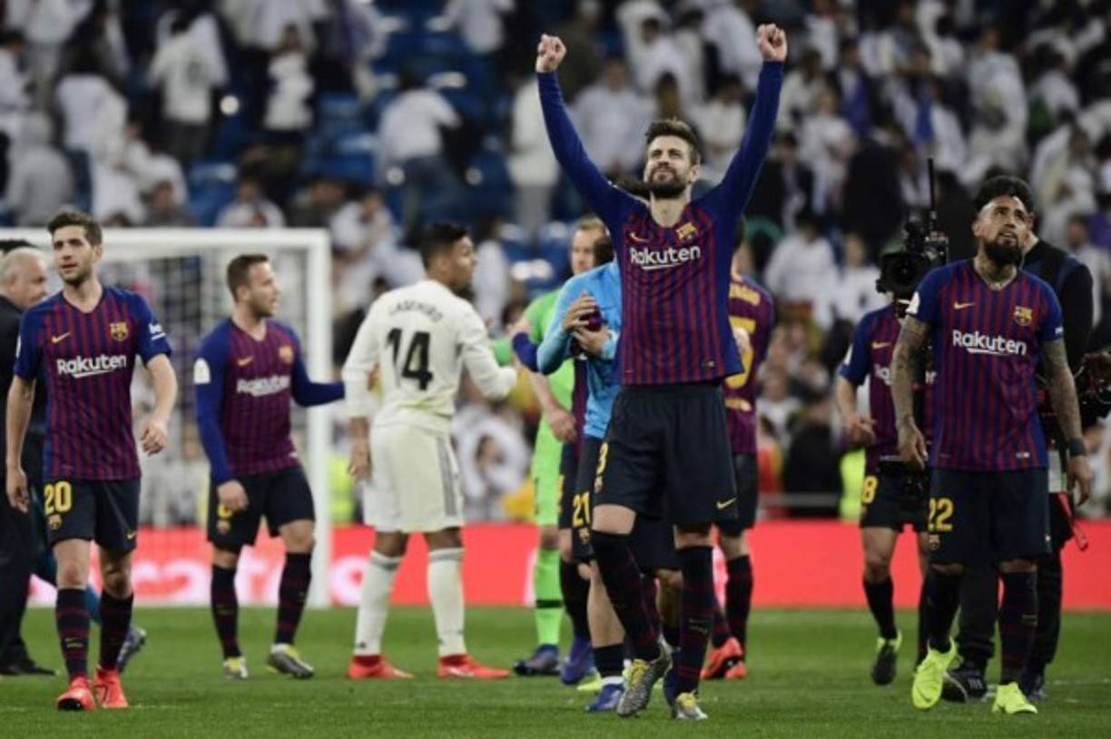 Piqué fue uno de los que más disfrutó la goleada y así reaccionó tras el pitazo final.