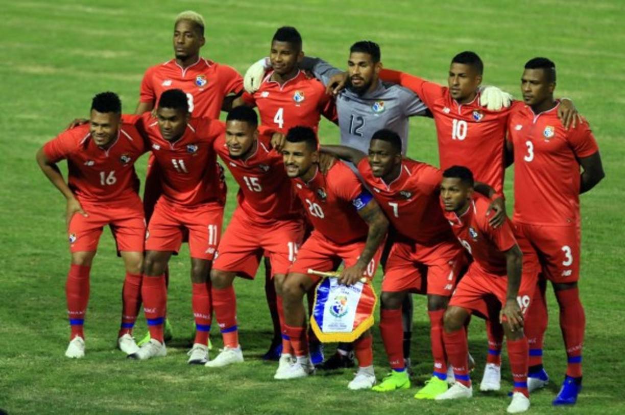 El once titular de Panamá contra Honduras.