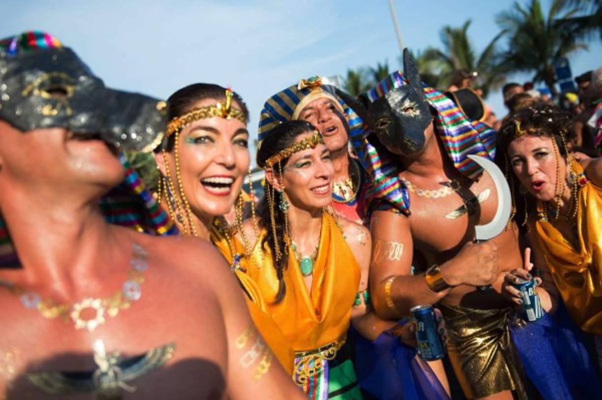 La alegría y diversión son los protagonistas del carnaval de Río de Janeiro.