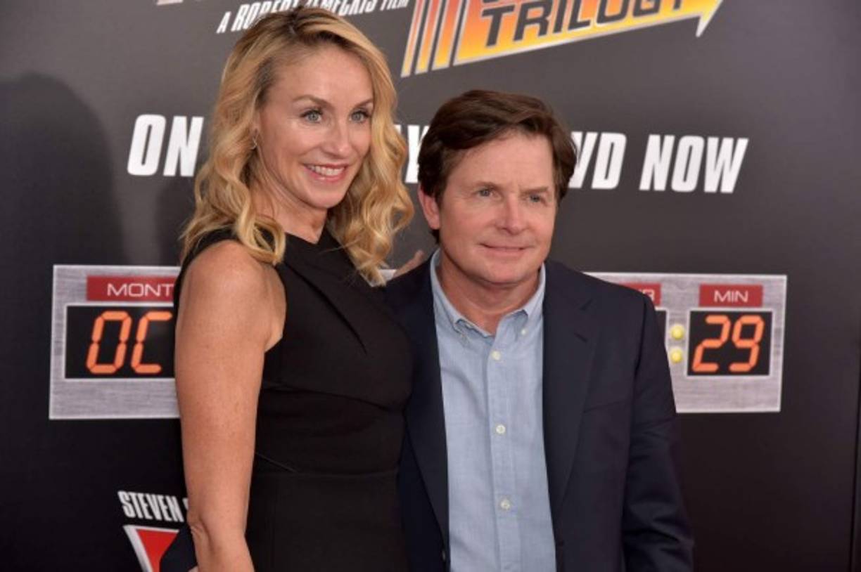 Tracy Pollan y Michael J. Fox asisten a la celebración especial en Nueva York.