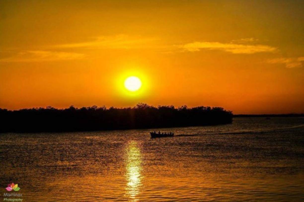 Una imagen de San Lorenzo y la zona del golfo tienen la peculiaridad de regalarnos atardeceres espectaculares. Foto de Jorge Martínez