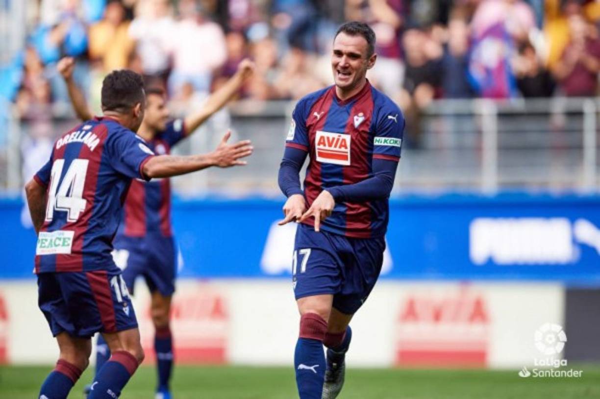 Kike García sentenció la victoria del Eibar sobre el Real Madrid con el 3-0.