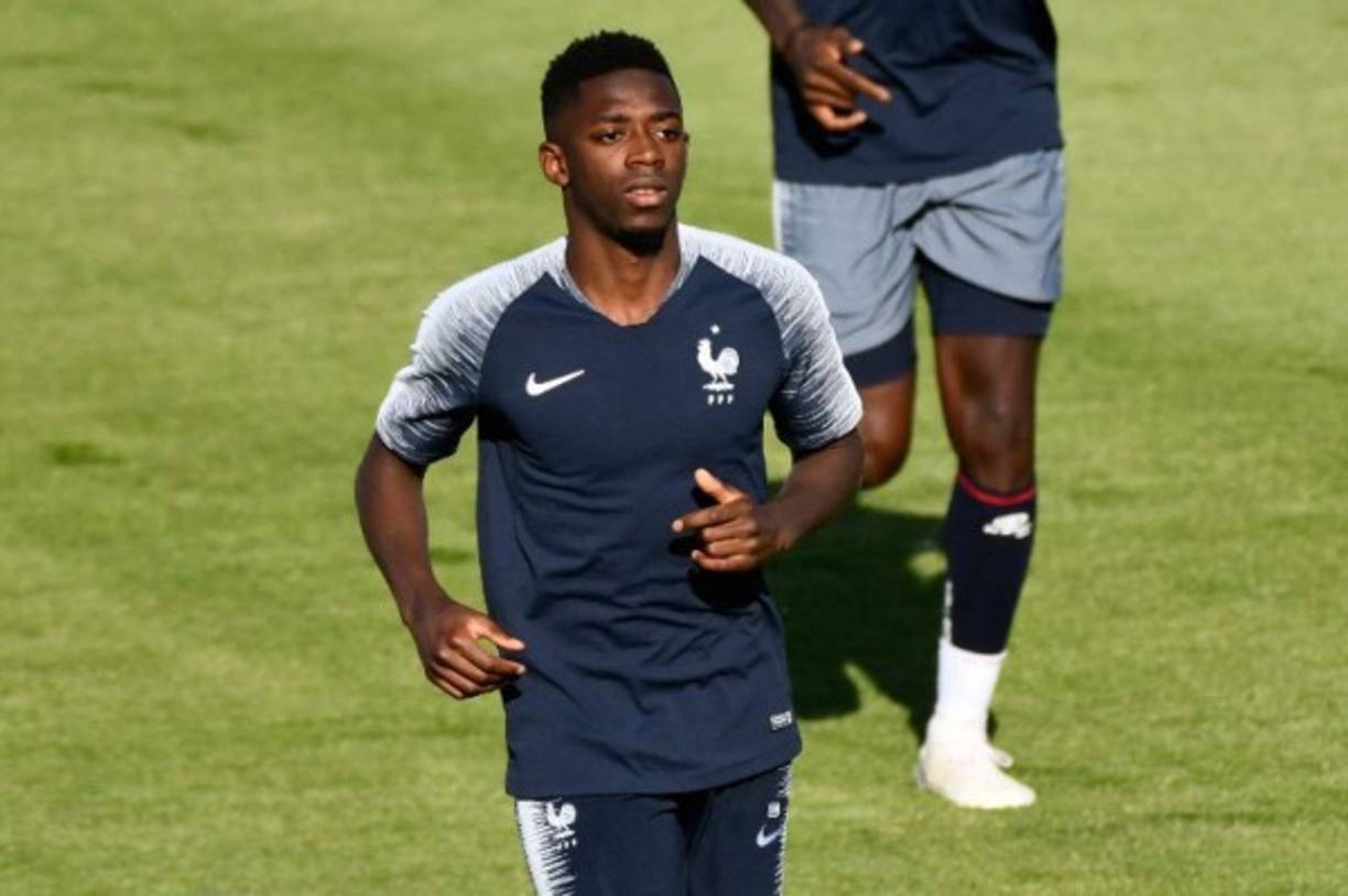 Ousmane Dembelé será una de las opciones en el banquillo de Didier Deschamps.