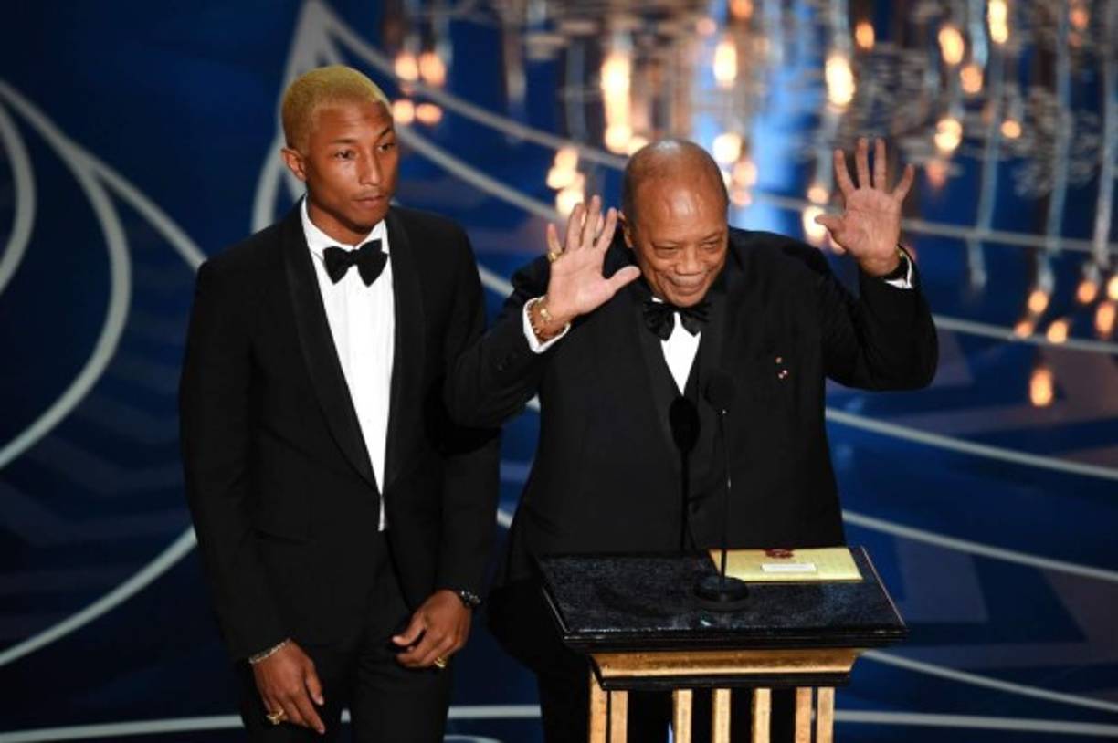 Pharrell Williams y Quincy Jones.