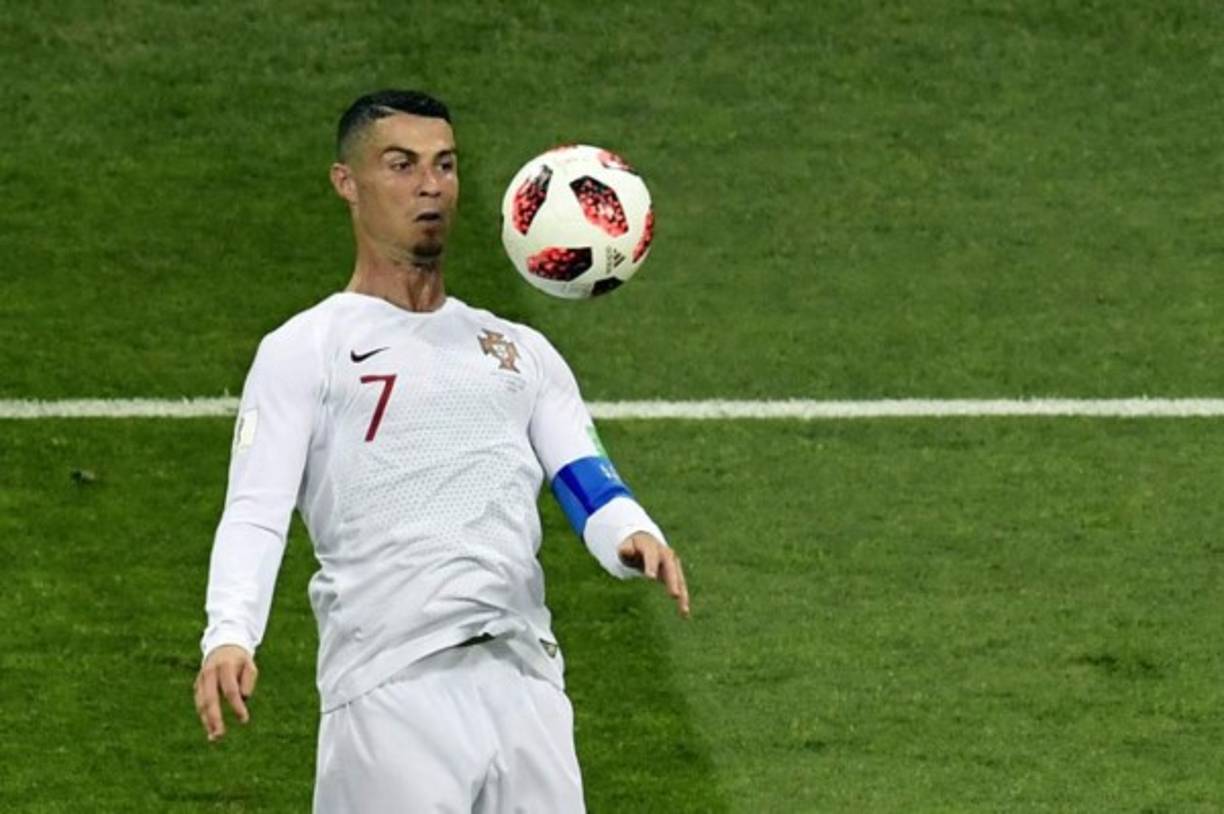 El portugués Cristiano Ronaldo se fue del Mundial con cuatro goles. Foto AFP