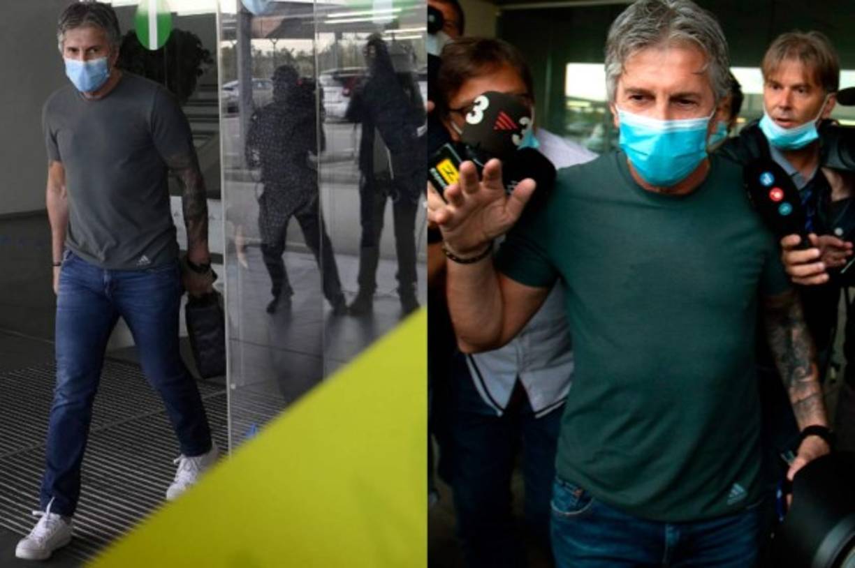 Jorge Messi, padre y representante de Lionel Messi, llegó este miércoles a Barcelona para reunirse con el presidente Josep María Bartomeu del Barcelona y de esta manera destrabar la situación del jugador argentino. El papá del crack rosarino tuvo un recibimiento que no fue nada agradable. Fotos EFE y AFP.<br/><br/><br/><br/>