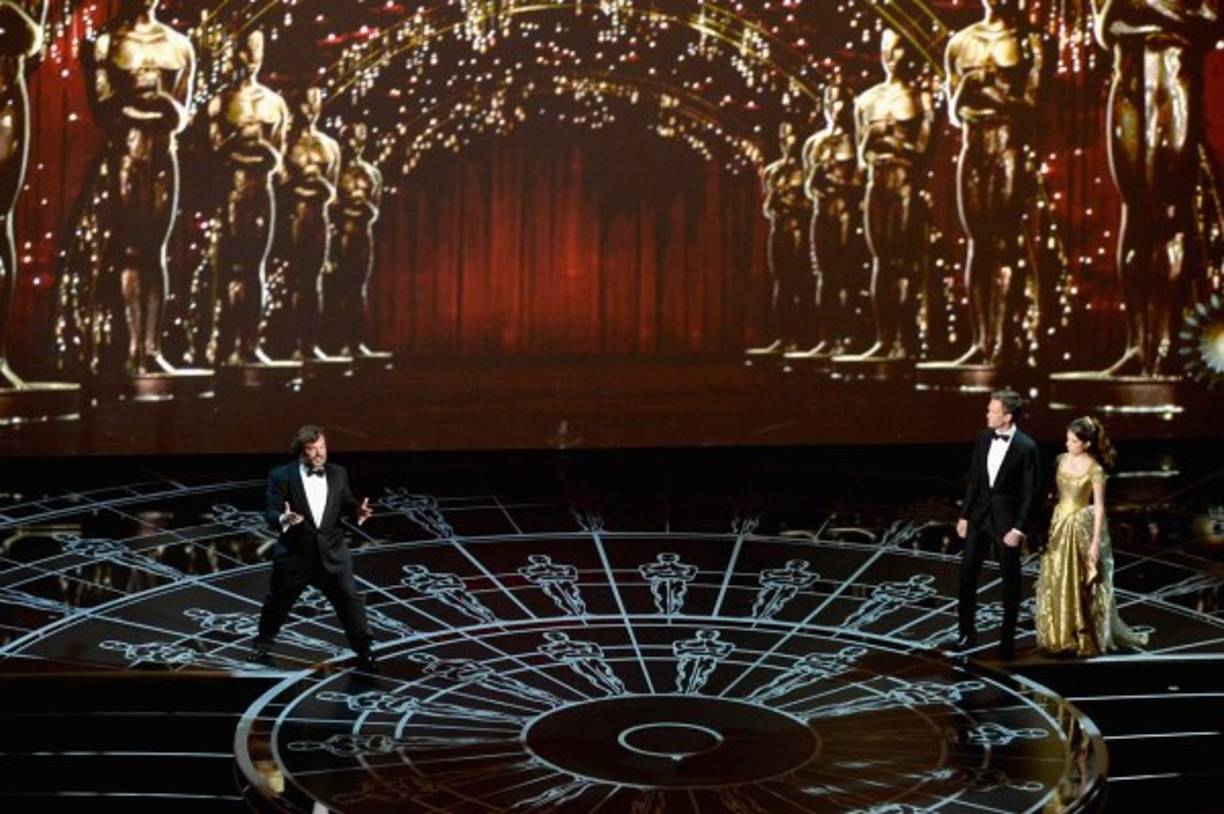 Jack Black también tuvo su protagonismo durante la presentación de Neil Patrick Harris en la inauguración de la gala.