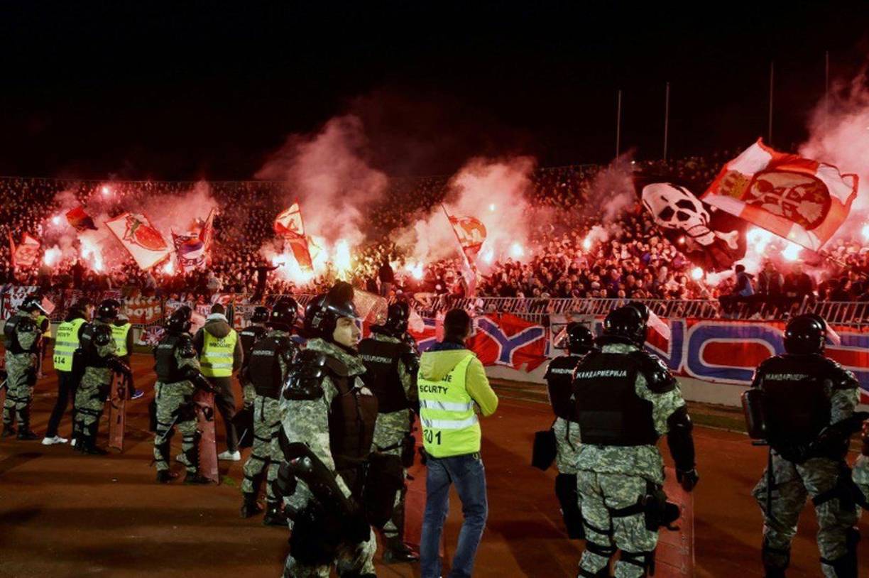 El clásico frente al Estrella Roja es considerado uno de los más apasionantes del mundo.