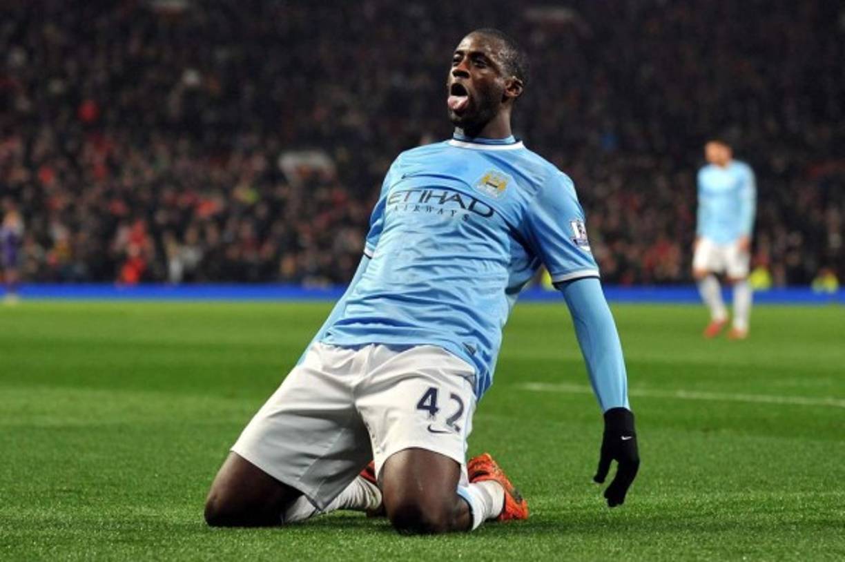 El mediocampista marfileño Yaya Touré, del Manchester City.