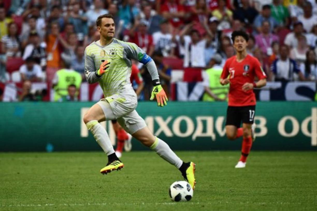 Manuel Neuer de Alemania. El portero del Bayern Munich volvió a tiempo para jugar el Mundial de Rusia, pero no pudo evitar la eliminación.