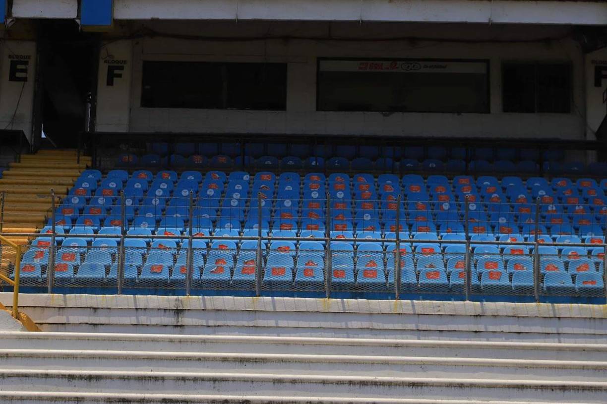 Así pulen el estadio Olímpico para el juego Motagua - Tigres