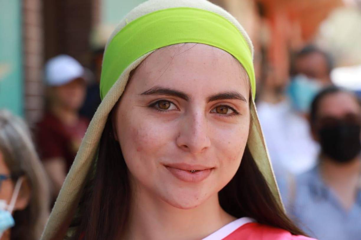 Viacrucis en Trinidad, Santa Bárbara. Fotografía: La Prensa / Melvin Cubas