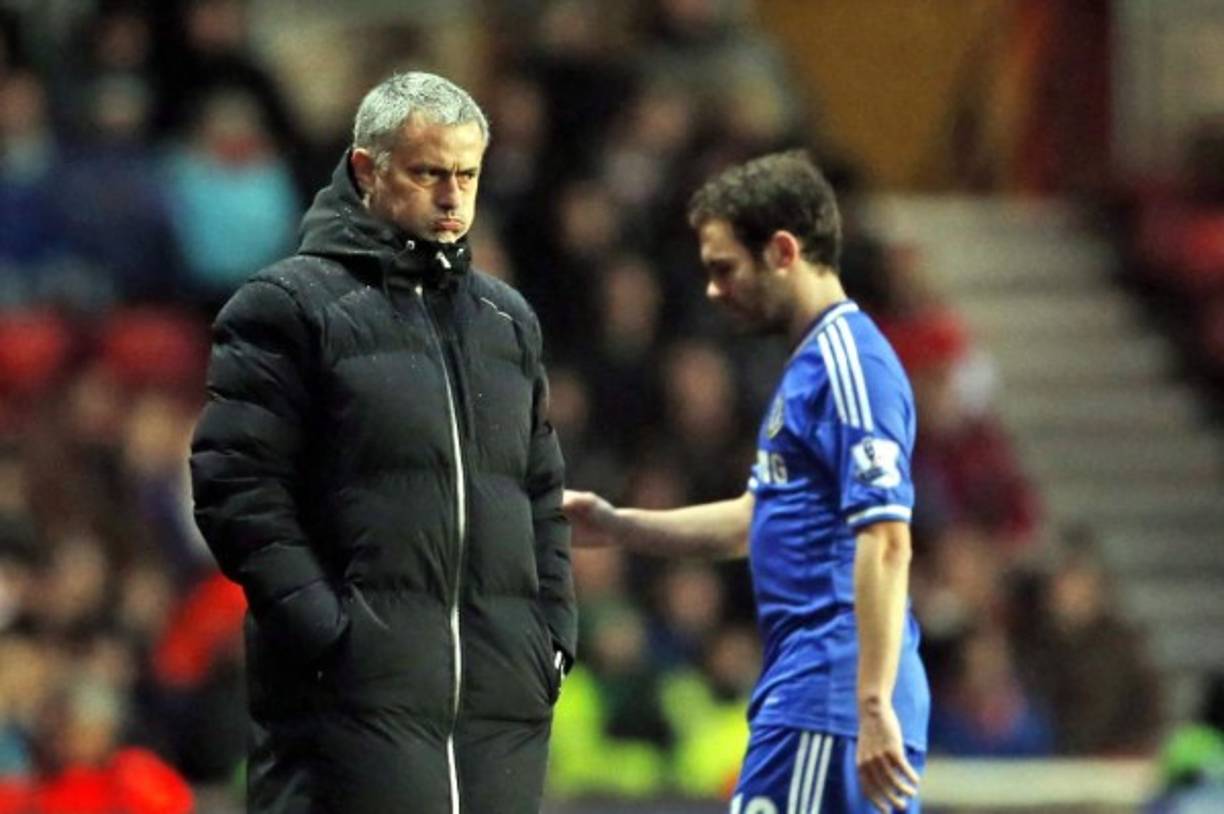 Mourinho tampoco tuvo cierta gratitud con el español Juan Mata.