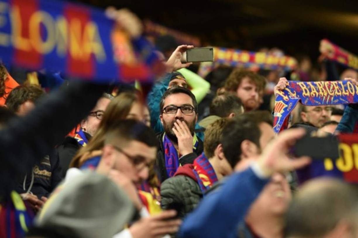 La afición del Barcelona una vez más se quedó sin poder ganar la ansiada Champions League.