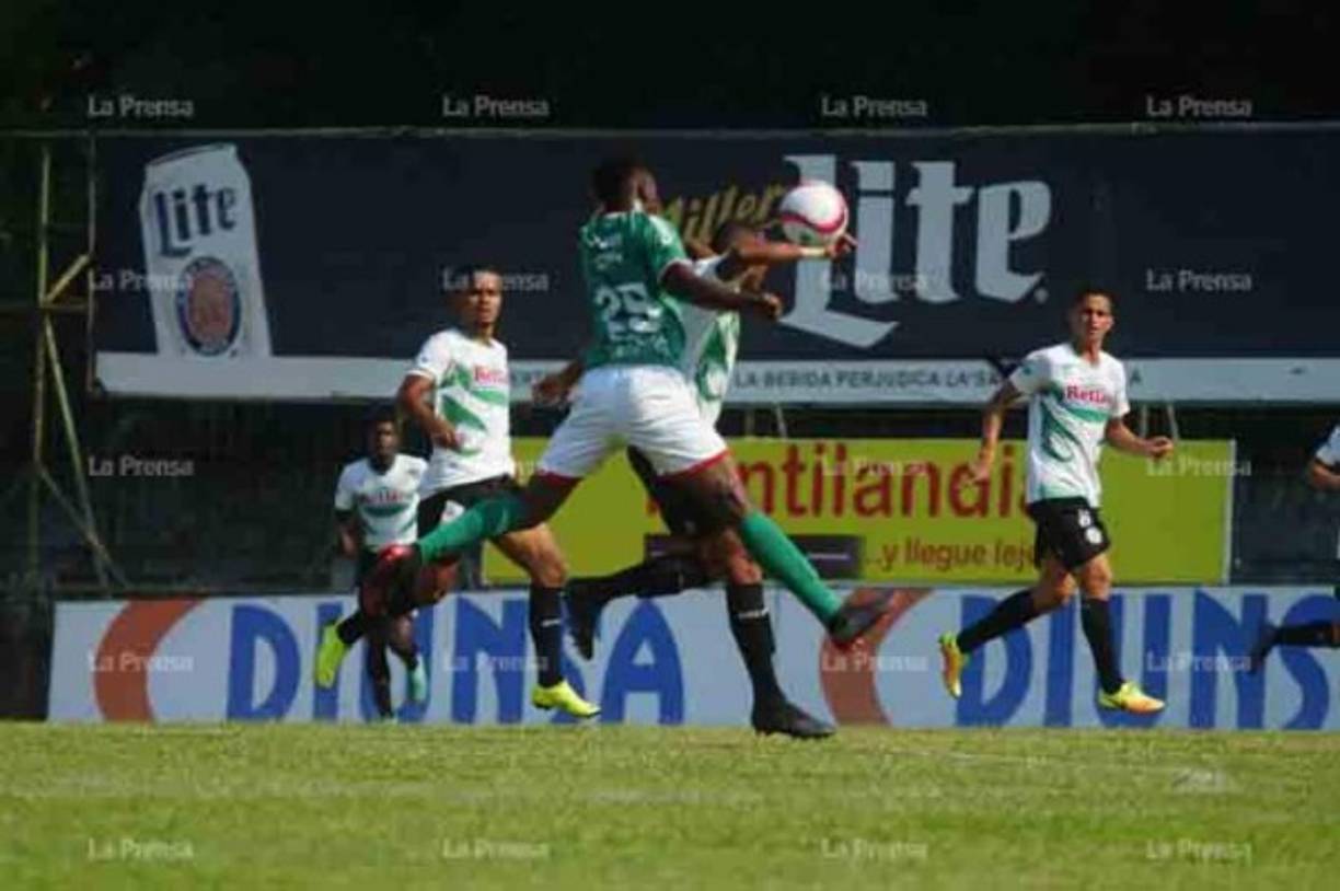 El juego entre Marathón y Juticalpa fue disputado de prinicipio a fin.