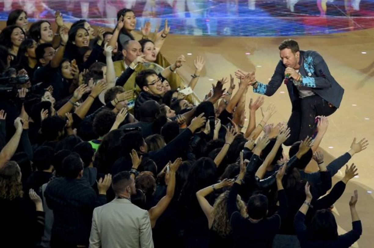 El espectáculo de Chris Martin.