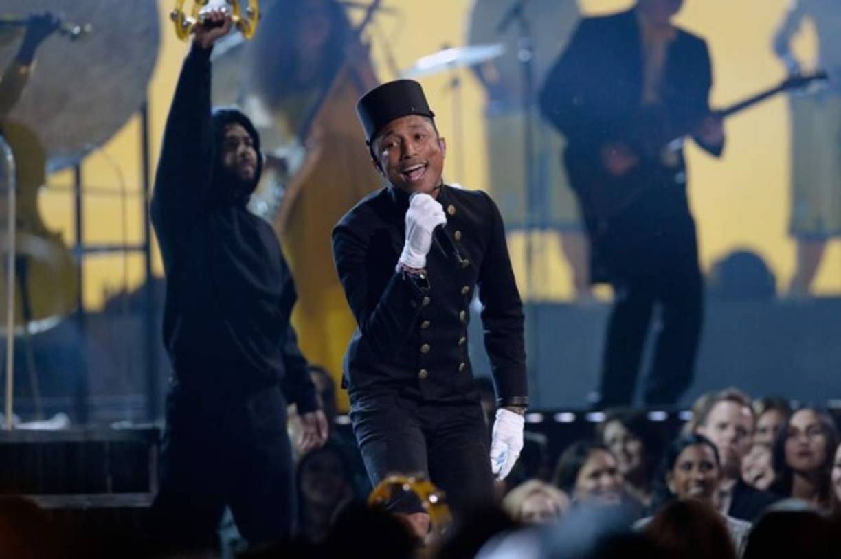 Pharrell Williams cantó 'Happy'.