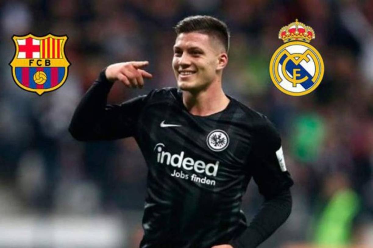 Luka Jovic es deseado por el FC Barcelona, pero en las últimas horas el diario Marca reveló que en Real Madrid están seriamente interesados en ficharle.