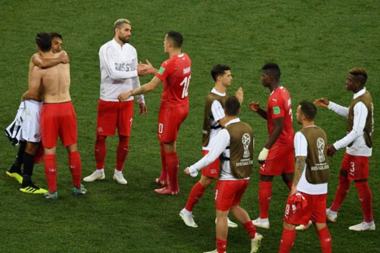 Suiza fue segunda del grupo E.