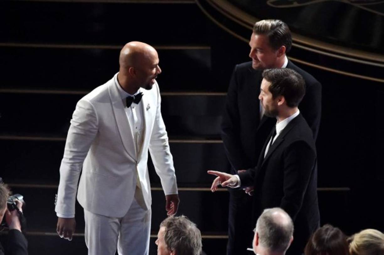 Leonardo DiCaprio previo a los Oscar.