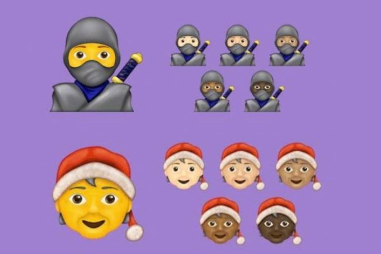 También se incluye una alternativa inclusiva de género para ‘Santa Claus’ y ‘Mrs. Claus’, llamada Mx. Claus, y se pretende hacer un grupo más consistente de opciones de género en todos los ámbitos de los 138 nuevos emojis neutrales de género agregados a finales del año pasado.