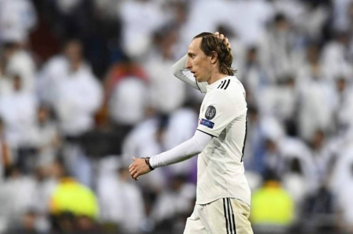 Luka Modric tampoco podía creer lo ocurrido.
