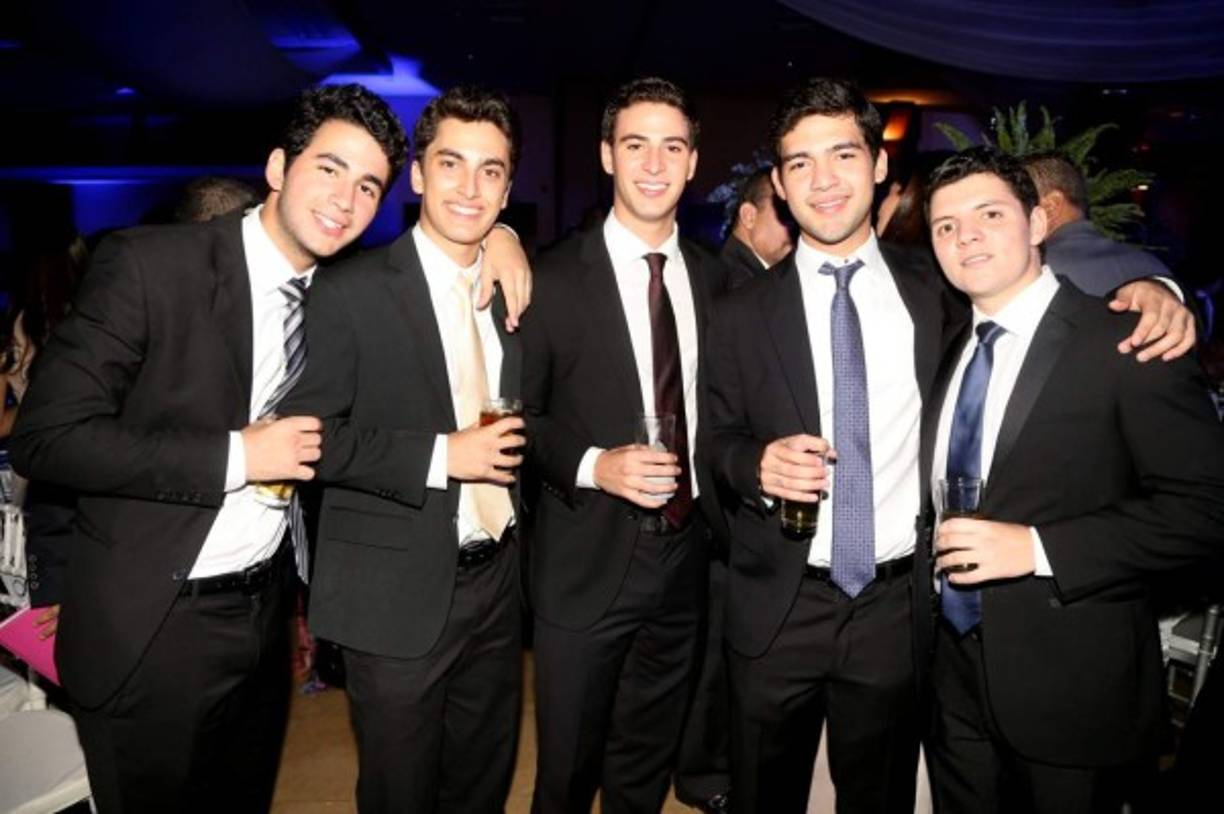 Farid Andonie, Gabriel Yuja, Diego Larach, David Canales y Walter Rivera .