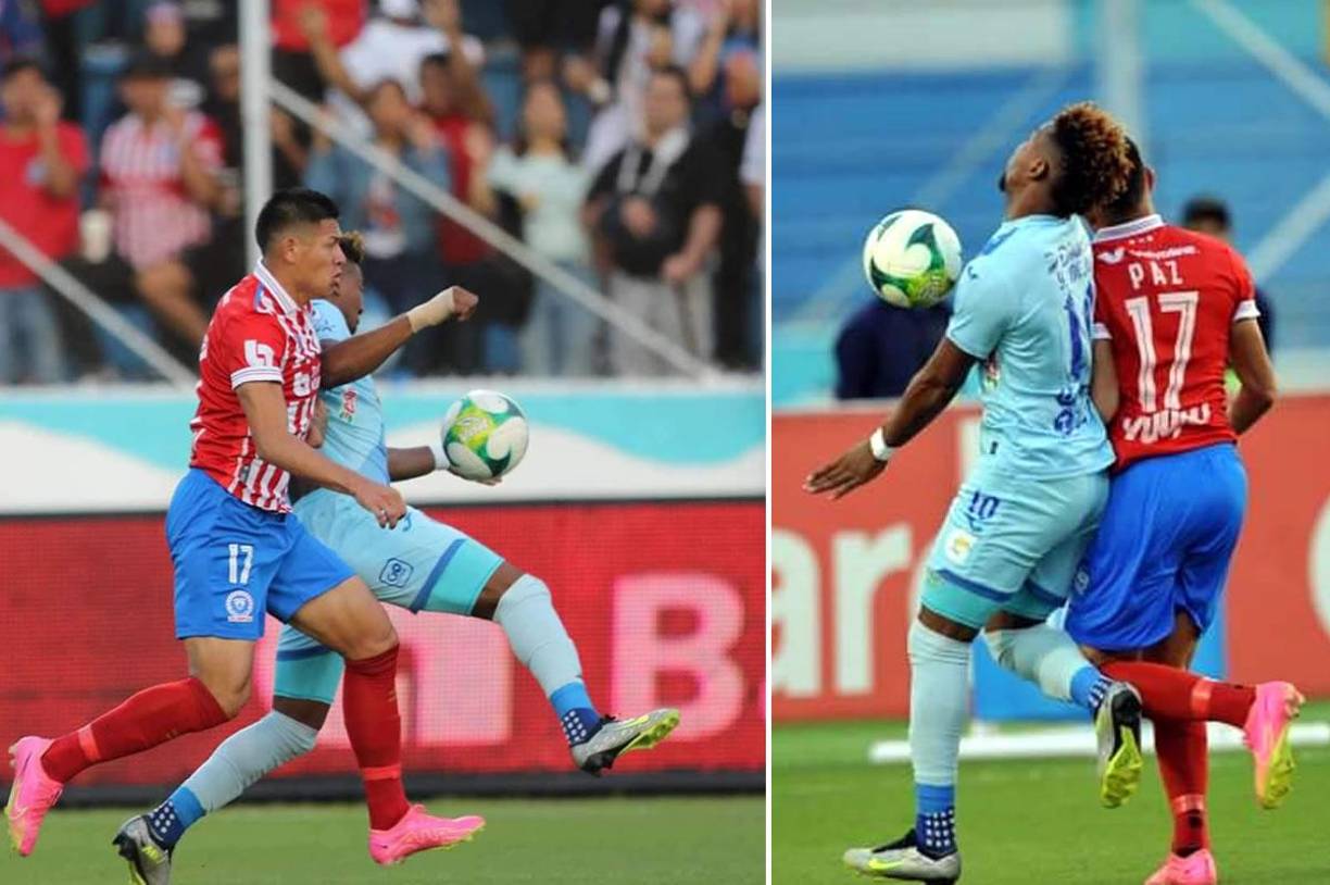 La secuencia del penal que le cometió Jonathan Paz a Yeison Mejía y que pitó el árbitro Nelson Salgado.