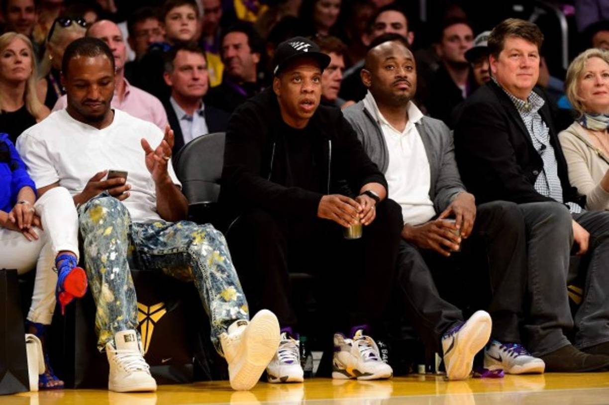 Jay-Z estuvo en primera fila.