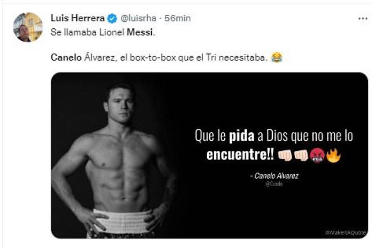 ‘Canelo‘ a Messi: “Que le pida a Dios que no lo encuentre”