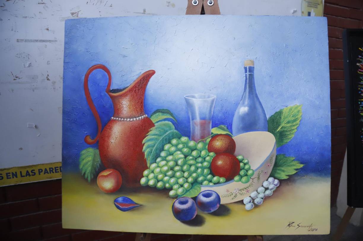 Durante la jornada se realizó una exhibición de fotografía y pintura. 