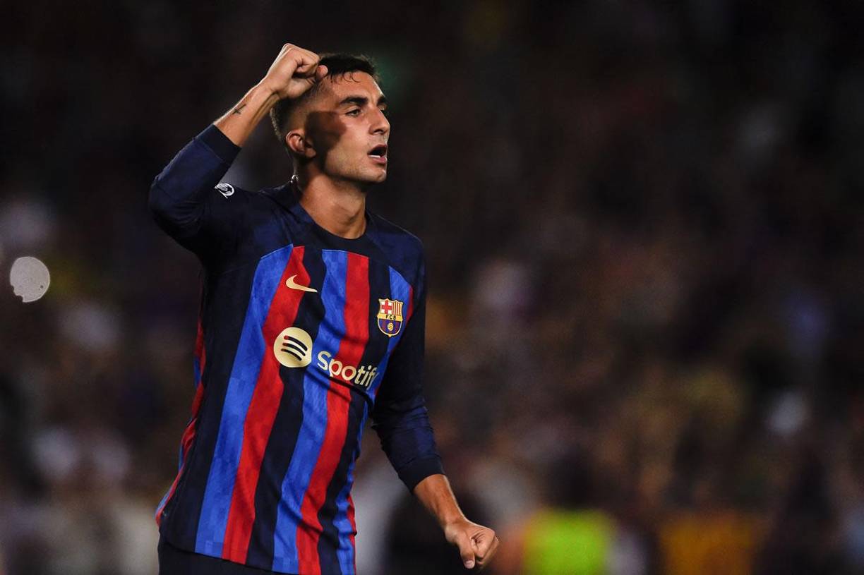 Ferran Torres marcó otro de los goles del Barcelona contra el Viktoria Plzen.