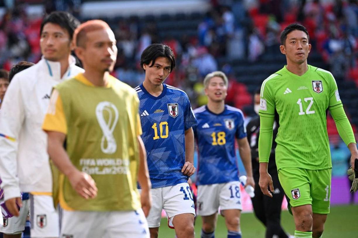 La selección de Japón salió con mucha tristeza tras caer ante Costa Rica.