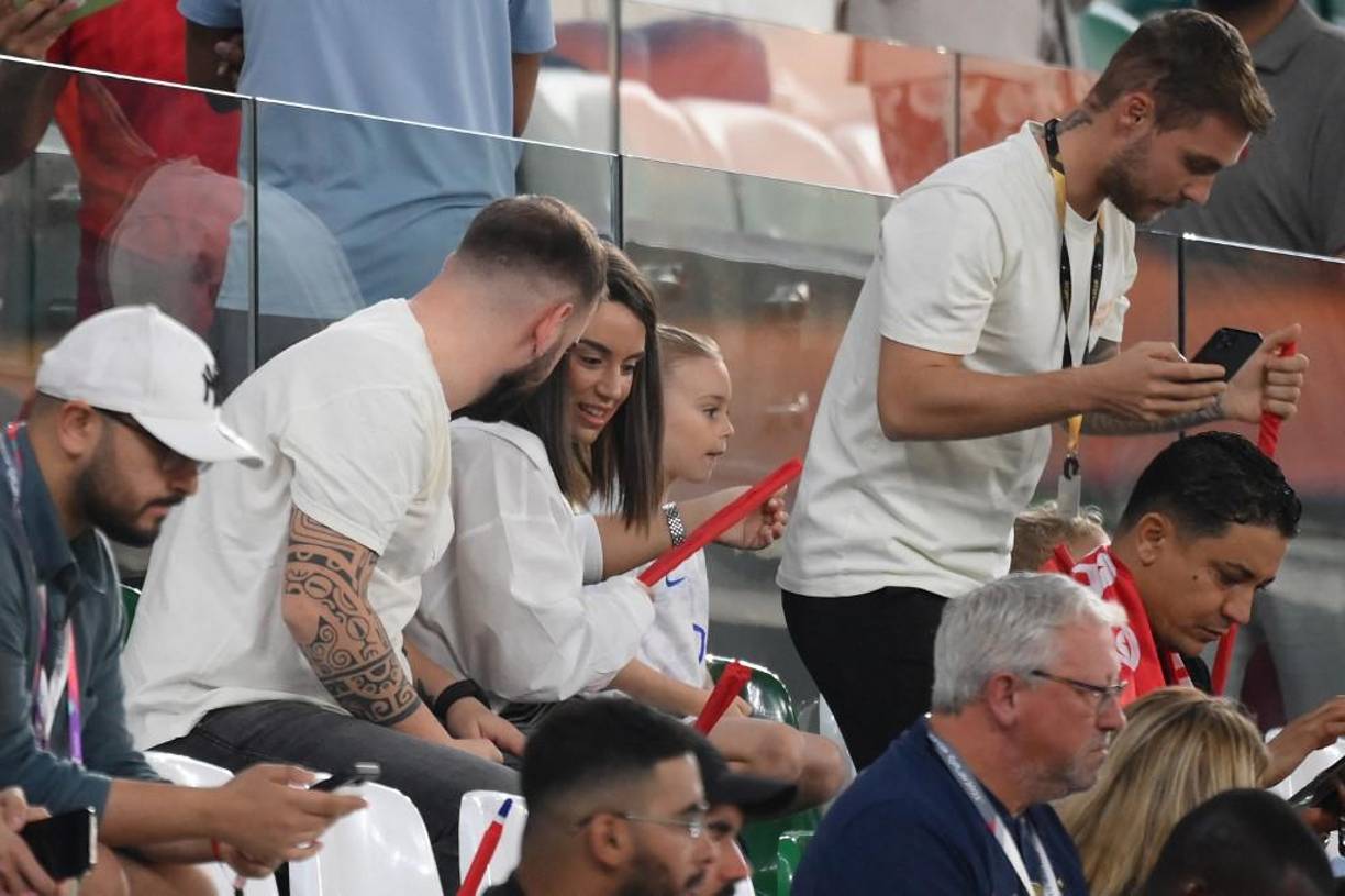 Erika Choperena es la pareja sentimental de Antoine Griezmann y fue otra de las chicas que estuvo en el estadio. 
