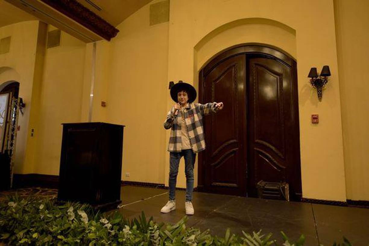 Durante el evento, el cual fue todo un éxito, habló sobre la agricultura regenerativa.