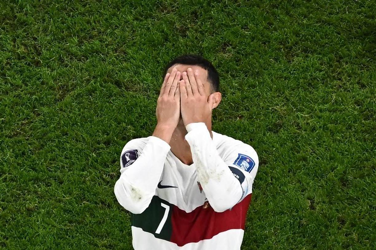 CR7 rompió en llanto tras el final del juego.