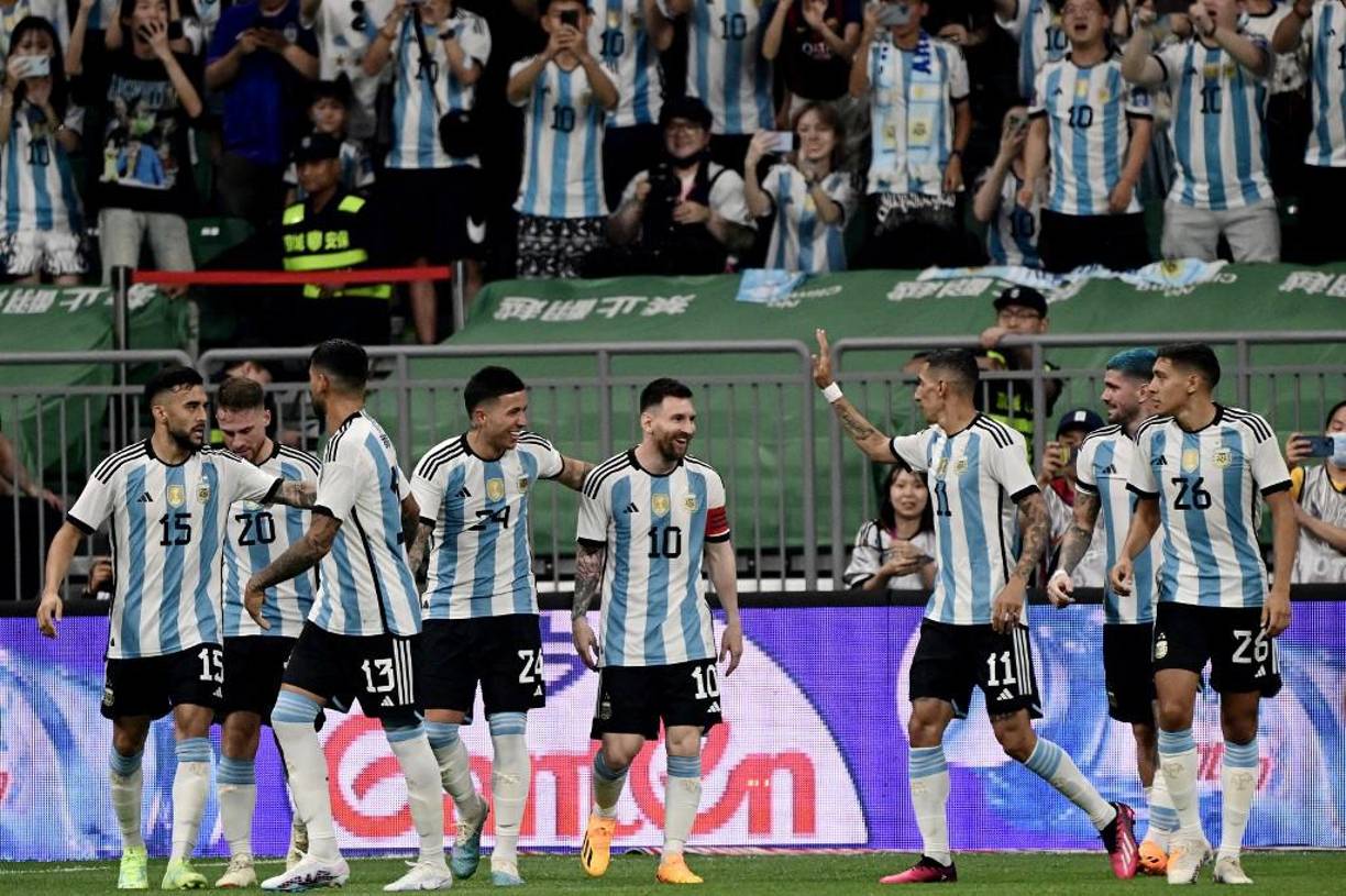 Otro récord para Lionel Messi: anotó a los 79 segundos del amistoso ante Australia y marcó el gol más rápido de su carrera.