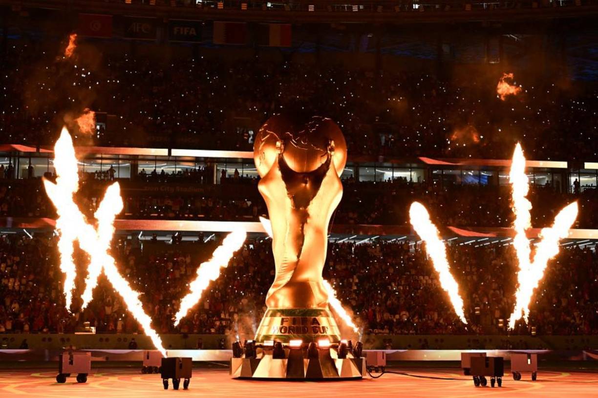 Un espectacular ambiente se vivió previo y durante el juego Francia vs Túnez en el Education City.