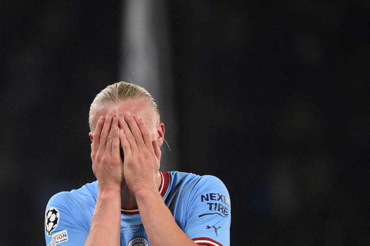 Haaland no pudo evitar las lágrimas tras consagrarse campeón de Europa.