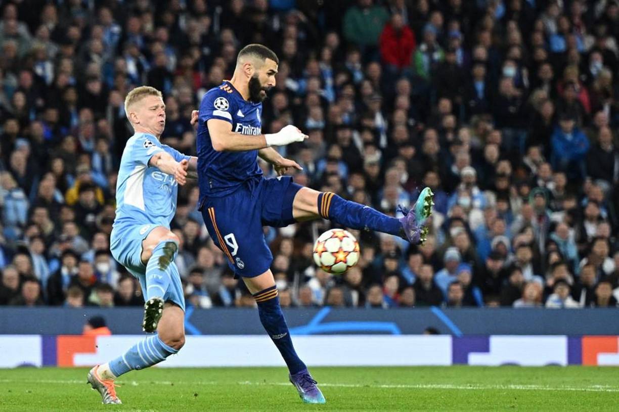 Karim Benzema apareció cuando más lo necesitaba Real Madrid. El francés marcó el 1-2 parcial del juego en la media hora del partido.