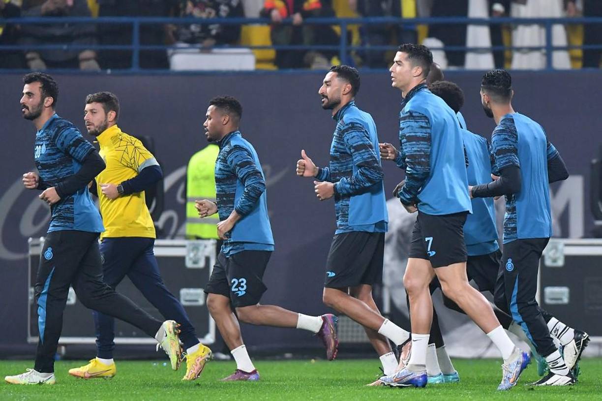 Tras la presentación, Cristiano Ronaldo no perdió tiempo y realizó su primera entrenamiento como jugador del Al-Nassr. 