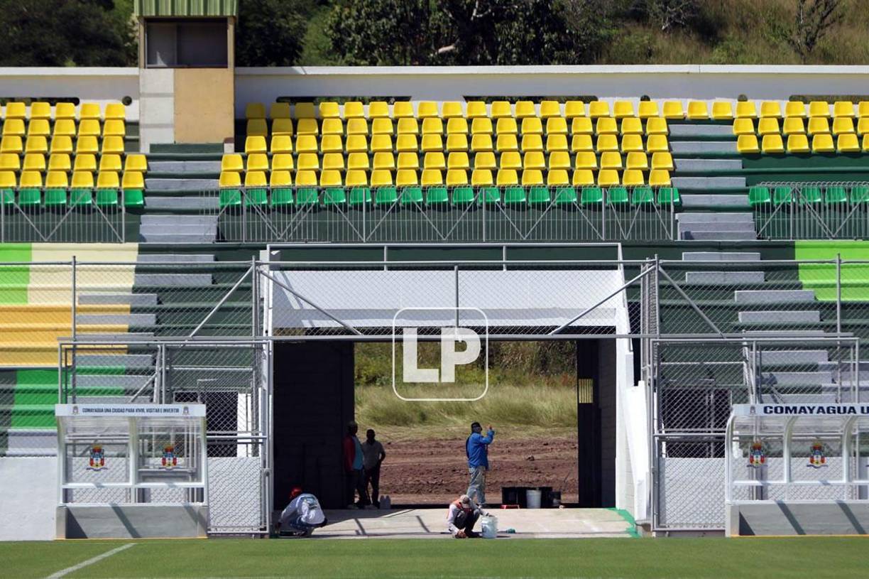 El estadio Carlos Miranda puede recibir partidos de la Primera División del fútbol hondureño.