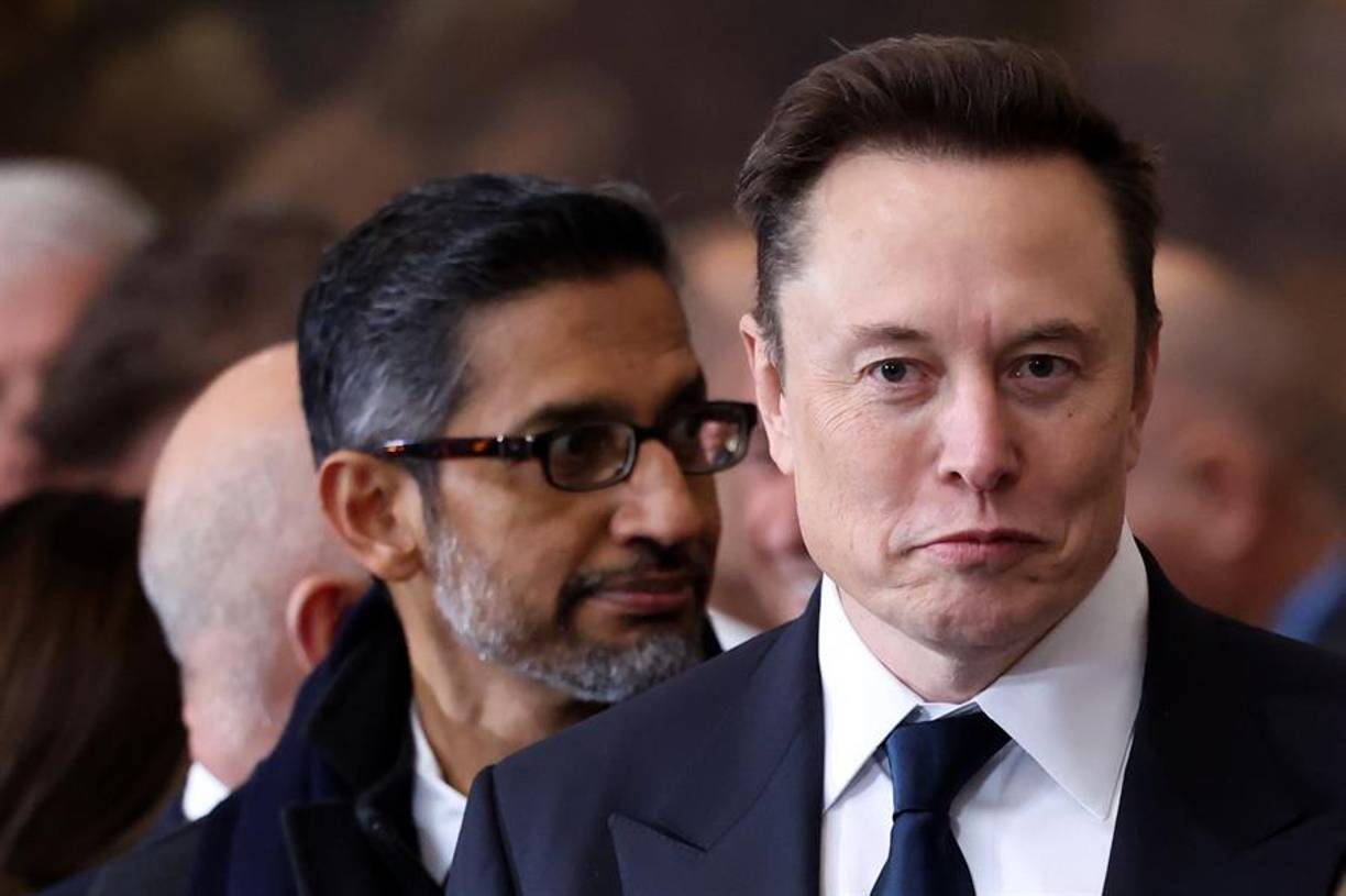 Elon Musk fue uno de los invitados principales a la investidura. El hombre más rico del mundo formará parte del nuevo Gobierno de Trump.